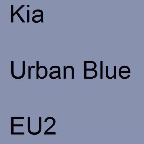 Kia, Urban Blue, EU2.